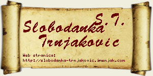 Slobodanka Trnjaković vizit kartica